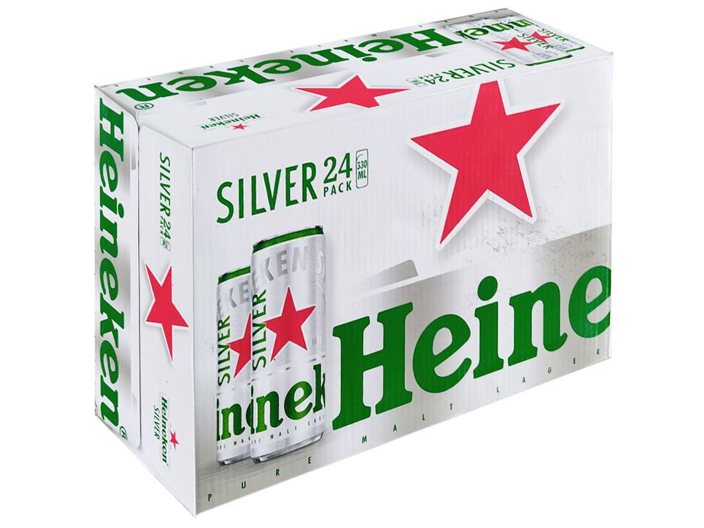 Bia Heineken Silver Lon